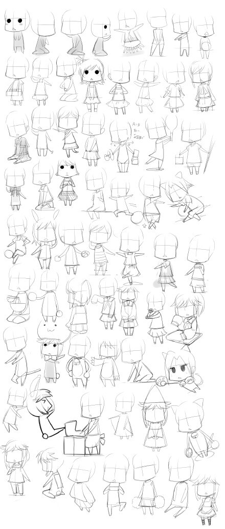 动漫Q版人物素材绘制全解析 从设计灵感、绘制技巧到素材应用